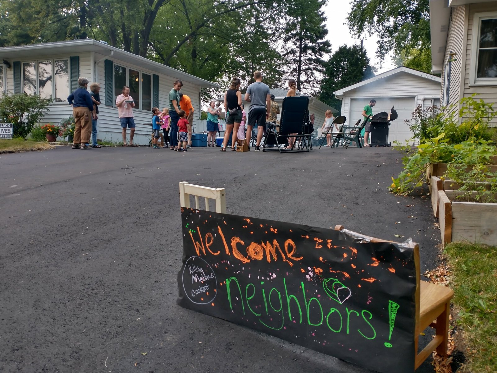 Neighbors gathering for a summer evening. (Photo courtesy Heather McKittrick Photography)